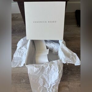 Veronica Beard White Branded Shoe Box with Tissue